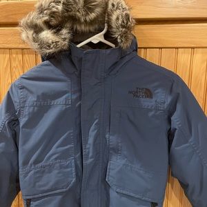 Boys size small small 7/8 the north face Gotham jacket